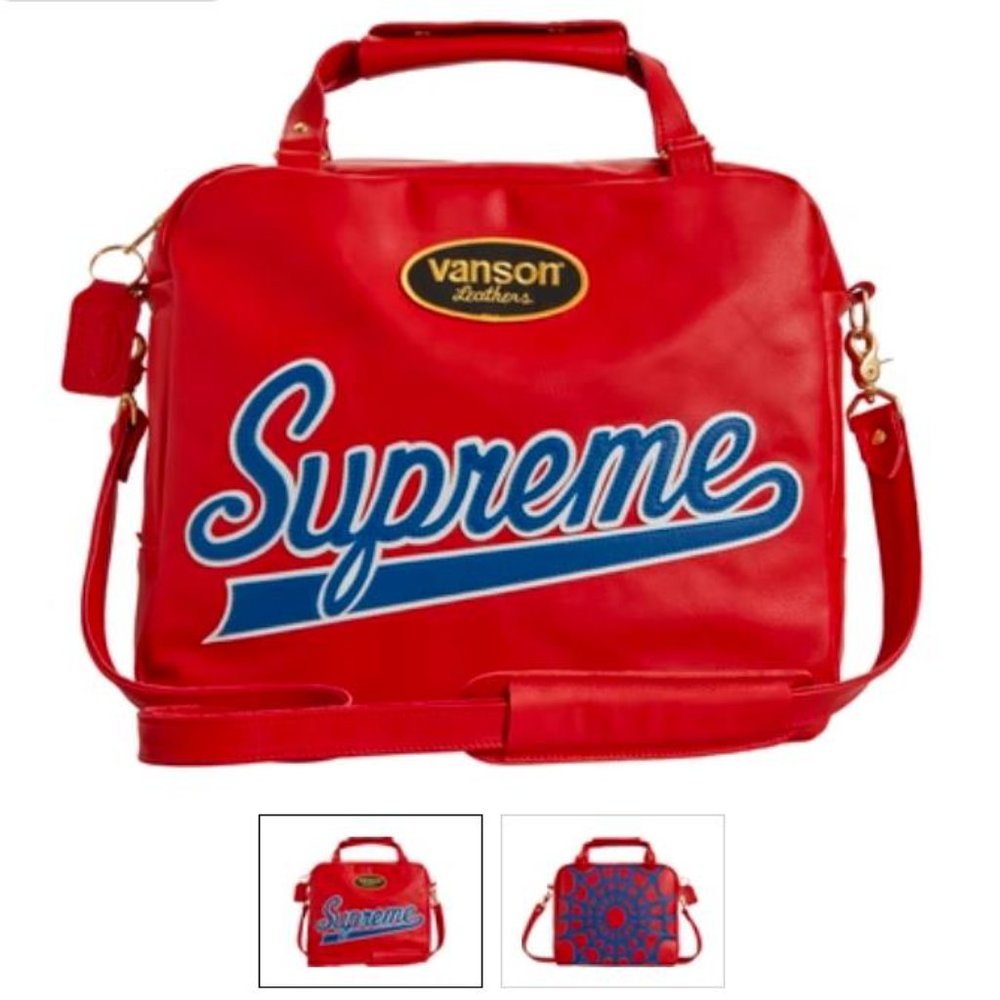 SUPREME x VANSON LEATHER–SPIDER WEB BAG - DISCONTINUED - Picture 10 of 12